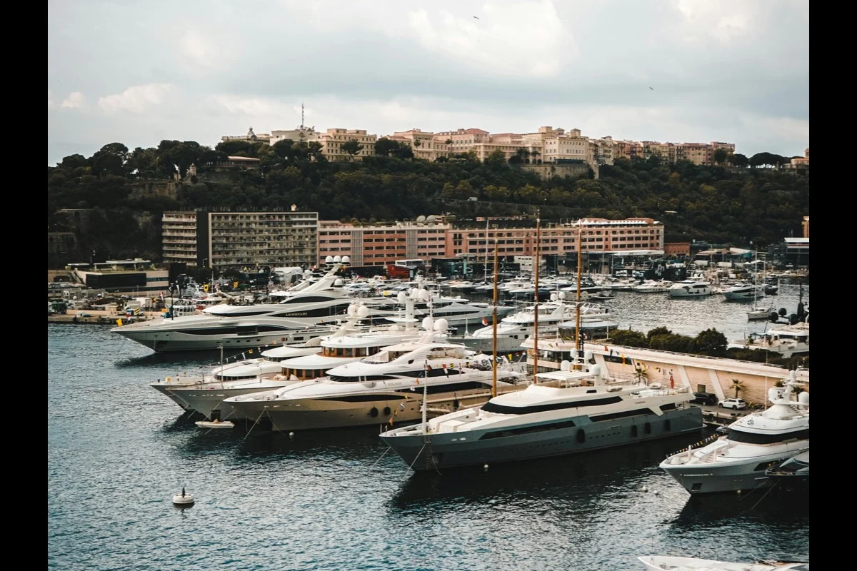 Monaco Port Hercule superyacht harbour — Fliteboard delivery route from Malta