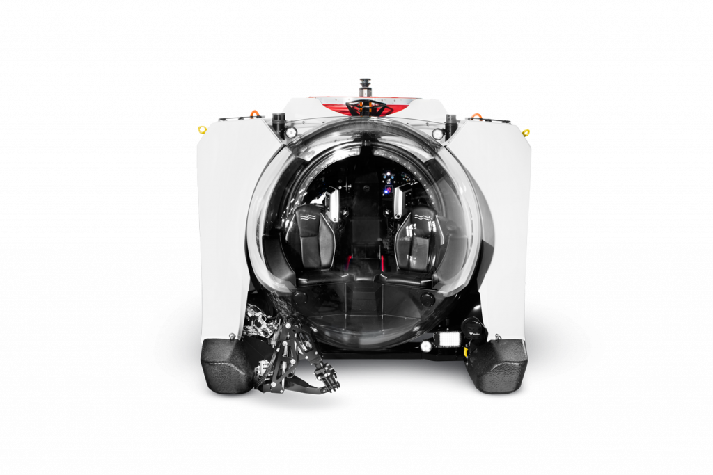 U-Boat Worx Super Yacht Sub 3 — 300 m depth, 3 occupants, 3,800 kg